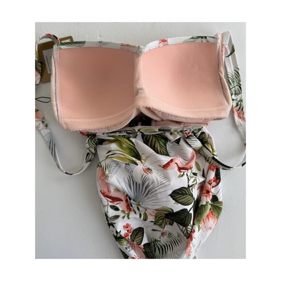 Nip Tuck Swim Women's Sz 6 One Piece Swimsuit Multifit Cup Tropical Floral Print - Picture 6 of 11